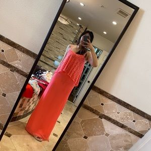 Needle and Thread maxi dress. Like new.